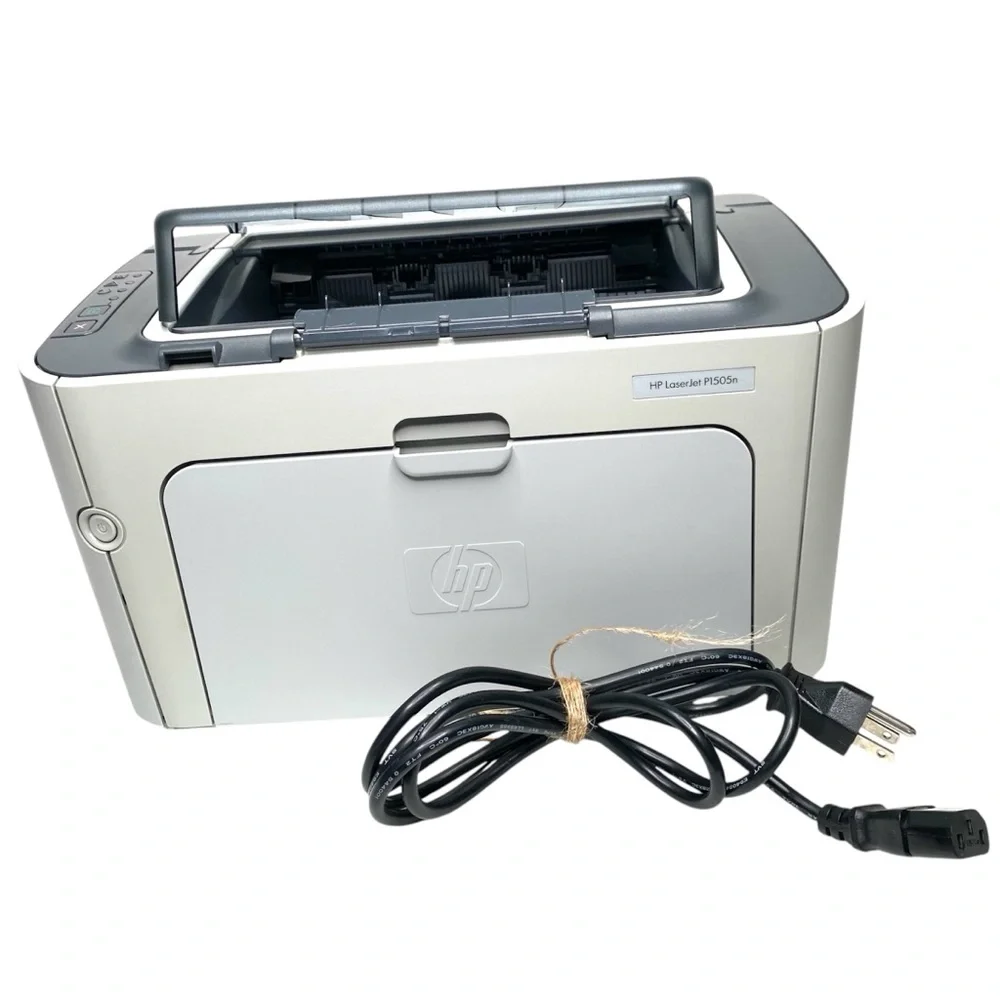 HP LaserJet P1505N Standard Laser Printer NO TONER TESTED